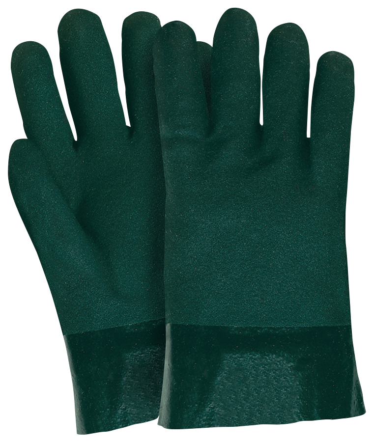 Safety Waterproof Chemical resistant Gloves Green Color