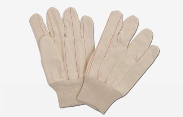 Hotmill Gloves Double Palm With Knitted Wrist Fabric