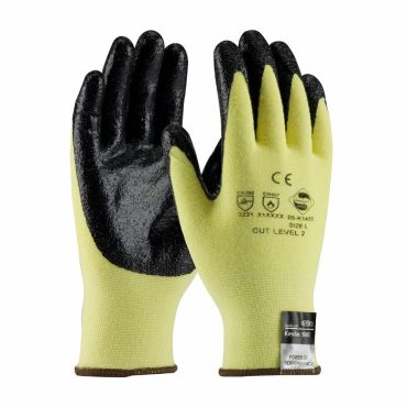 Kevlar Gloves With Solid Nitrile Grip Gloves