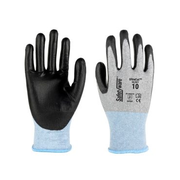 Safety Palm Coated Gloves Elasticated Knitwrist