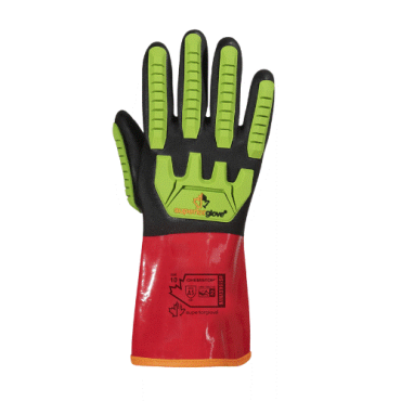 Chemstop Extreme Comfort PVC Gloves with Kevlar Liner