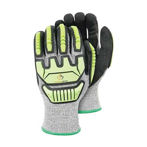 TenActiv Cut and Impact Resistant Gloves with Micropore Nitrile Grip