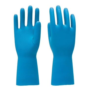 Safety Natural Rubber Gloves Embossed Diamond